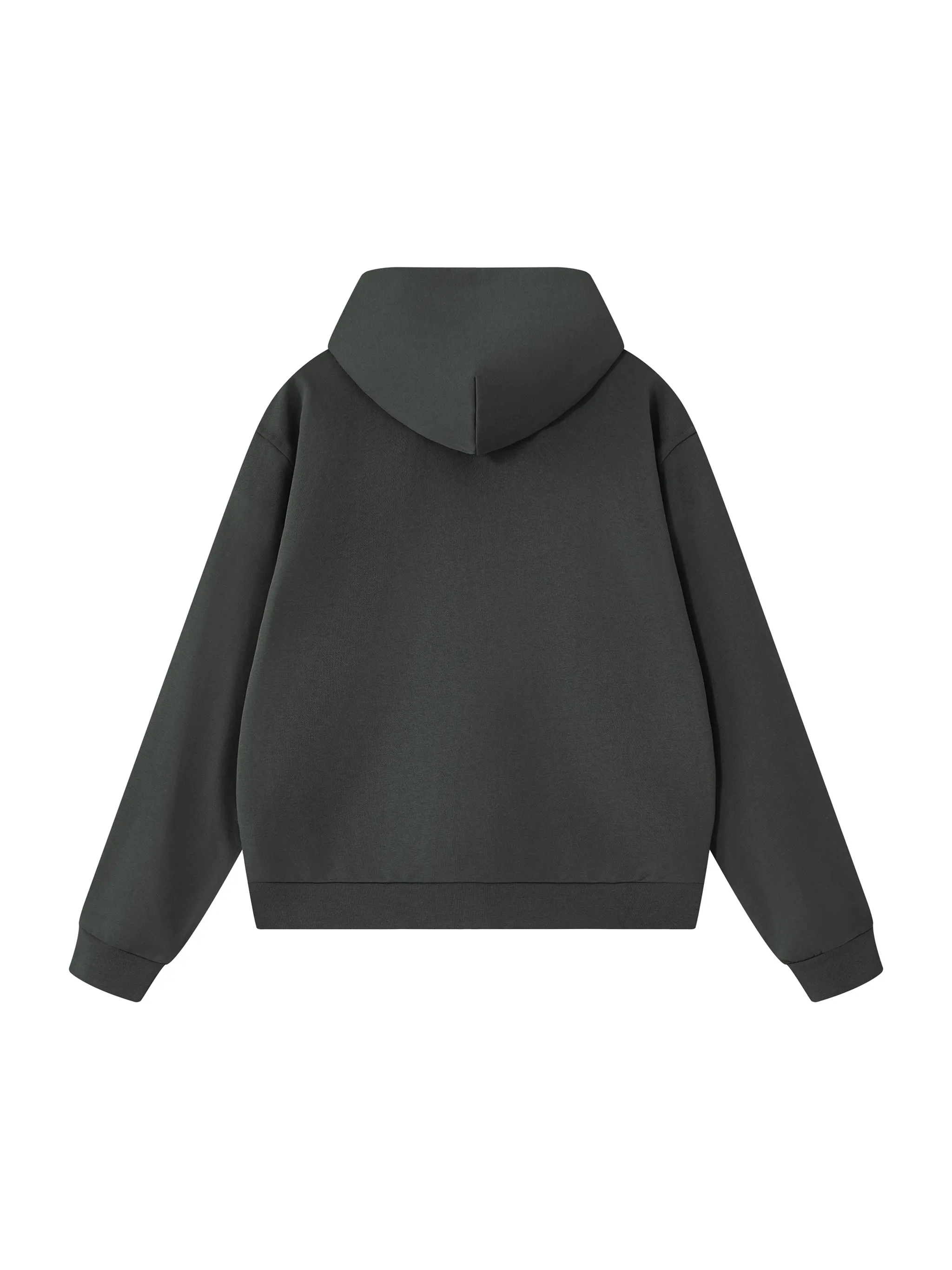 Unisex Drop Shoulder Full Zip Hoodie