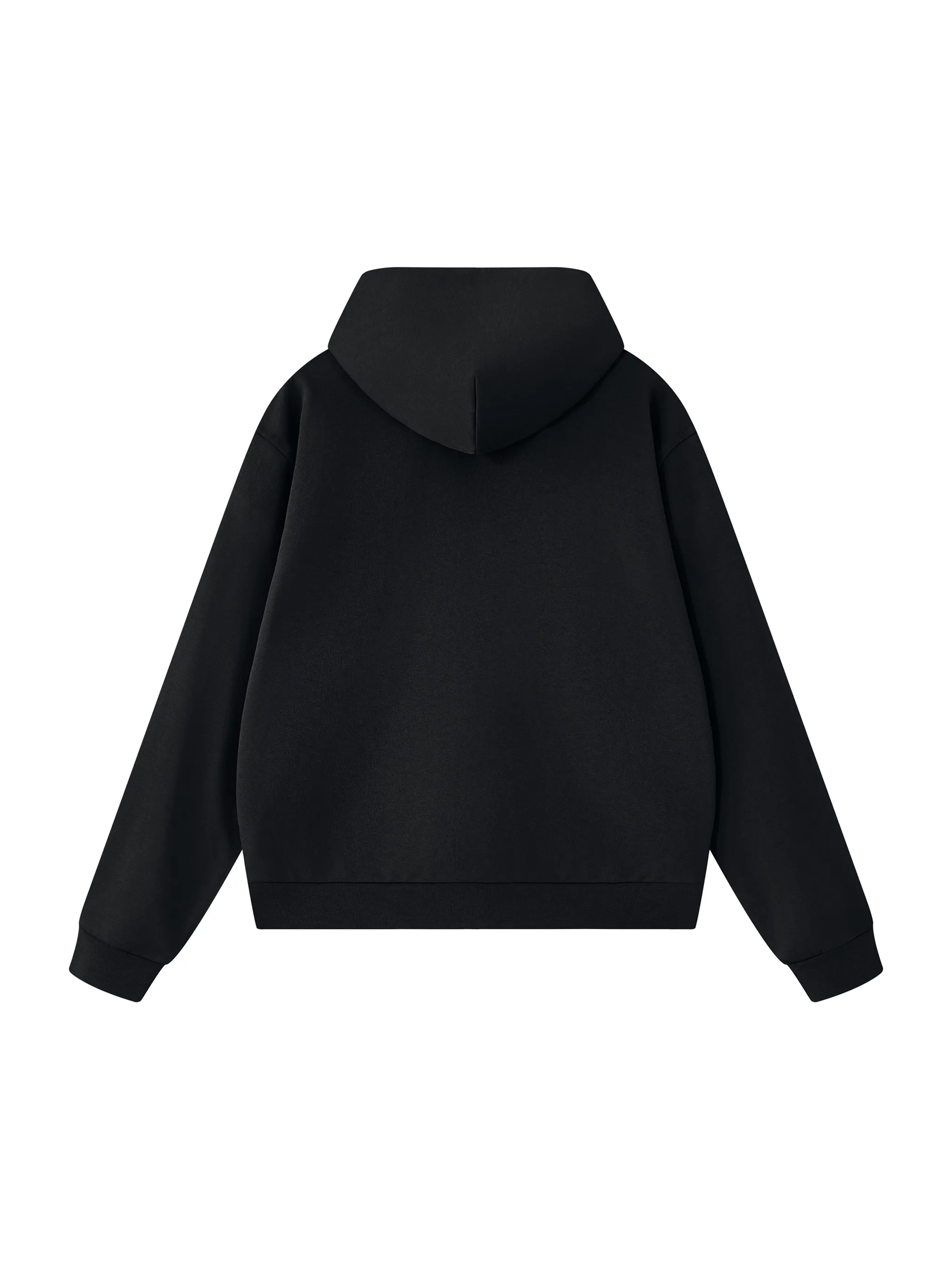 Unisex Drop Shoulder Full Zip Hoodie