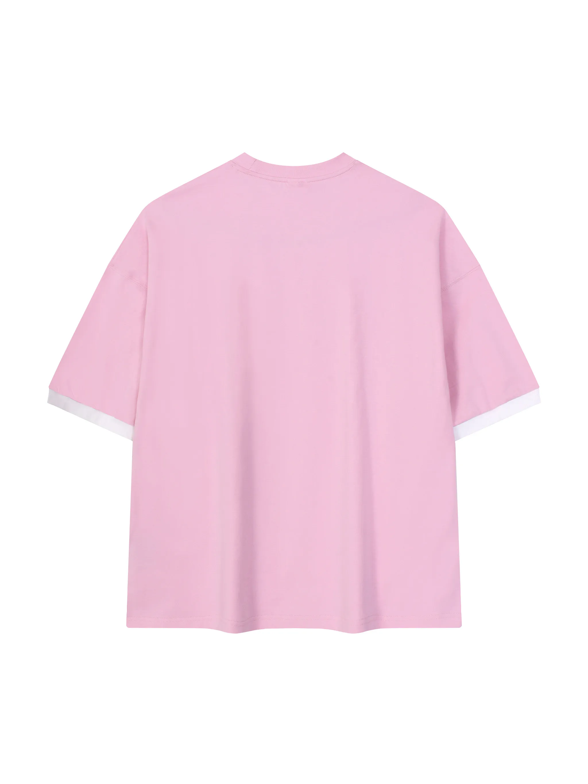 Unisex Color Block Drop Shoulder T-Shirt