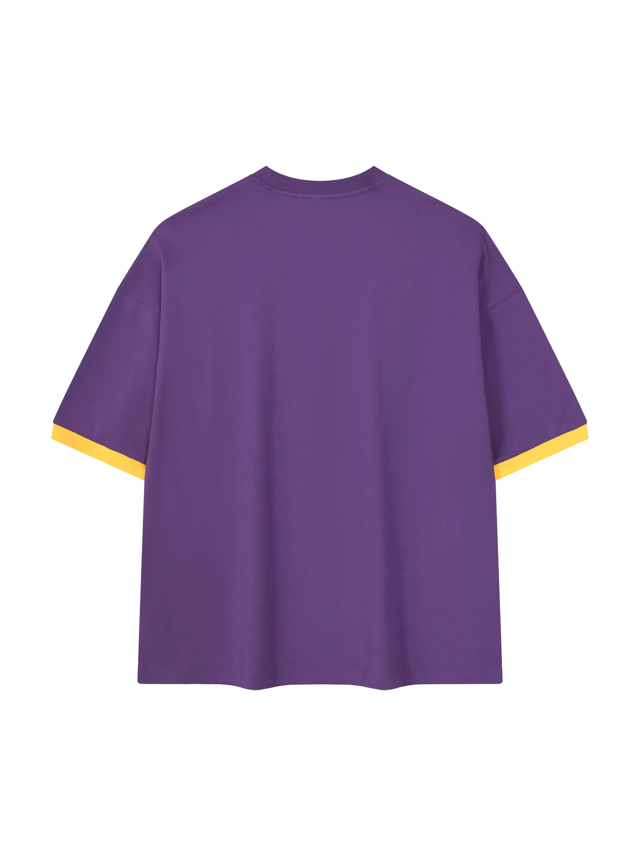 Unisex Color Block Drop Shoulder T-Shirt