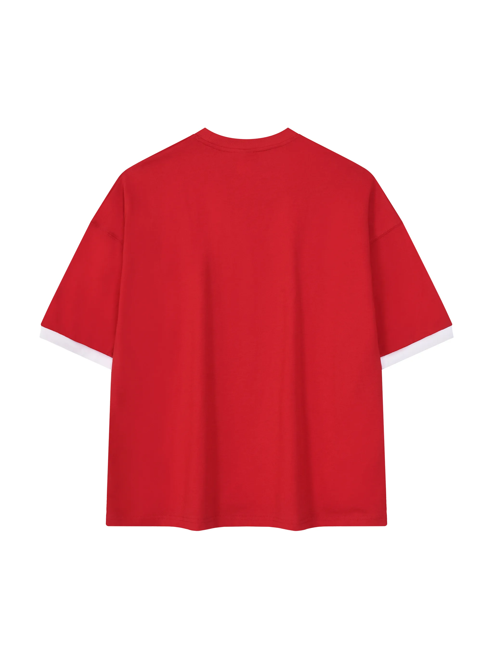 Unisex Color Block Drop Shoulder T-Shirt
