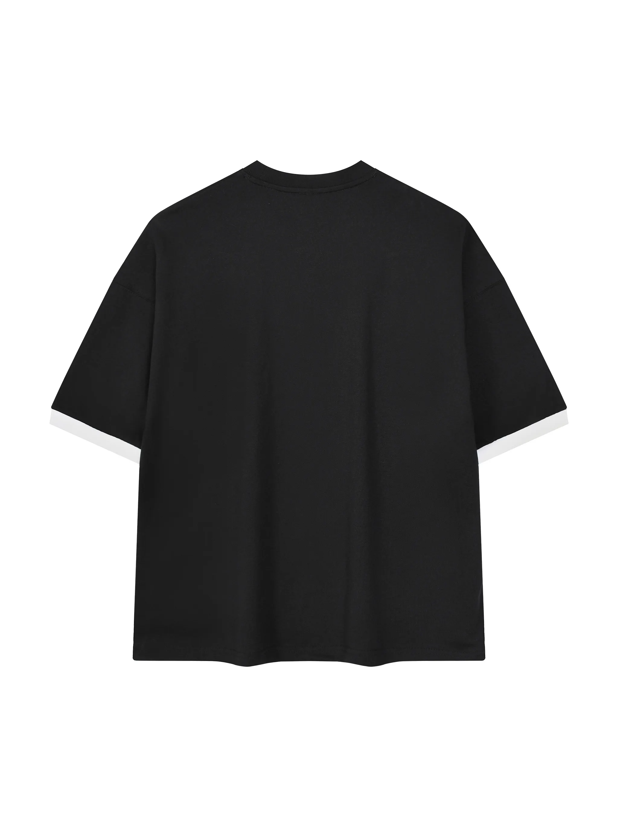 Unisex Color Block Drop Shoulder T-Shirt