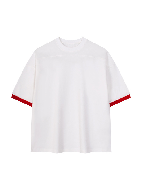 Unisex Color Block Drop Shoulder T-Shirt