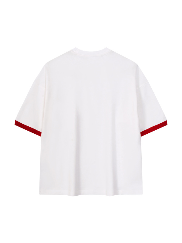 Unisex Color Block Drop Shoulder T-Shirt