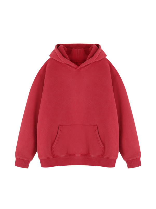 Unisex Vintage Wash Fleece Hoodie