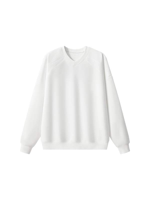 Unisex Oversized V-Neck Sweatshirt