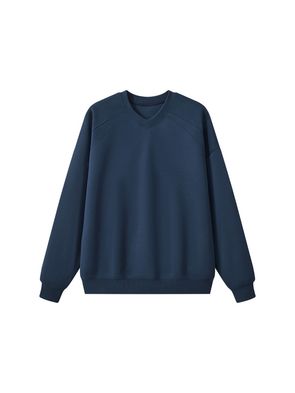 Unisex Oversized V-Neck Sweatshirt