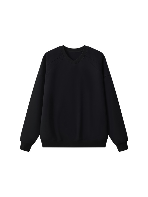 Unisex Oversized V-Neck Sweatshirt