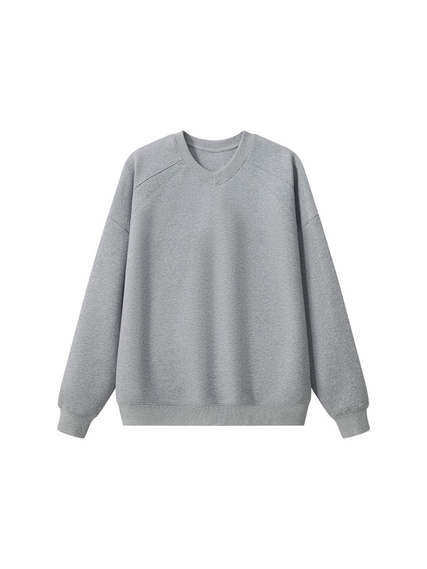 Unisex Oversized V-Neck Sweatshirt