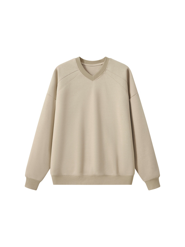Unisex Oversized V-Neck Sweatshirt