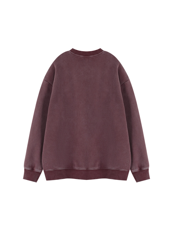 Unisex Vintage Wash Fleece Sweatshirt