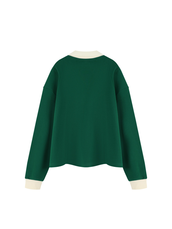 Unisex Color Block Long Sleeve Sweatshirt
