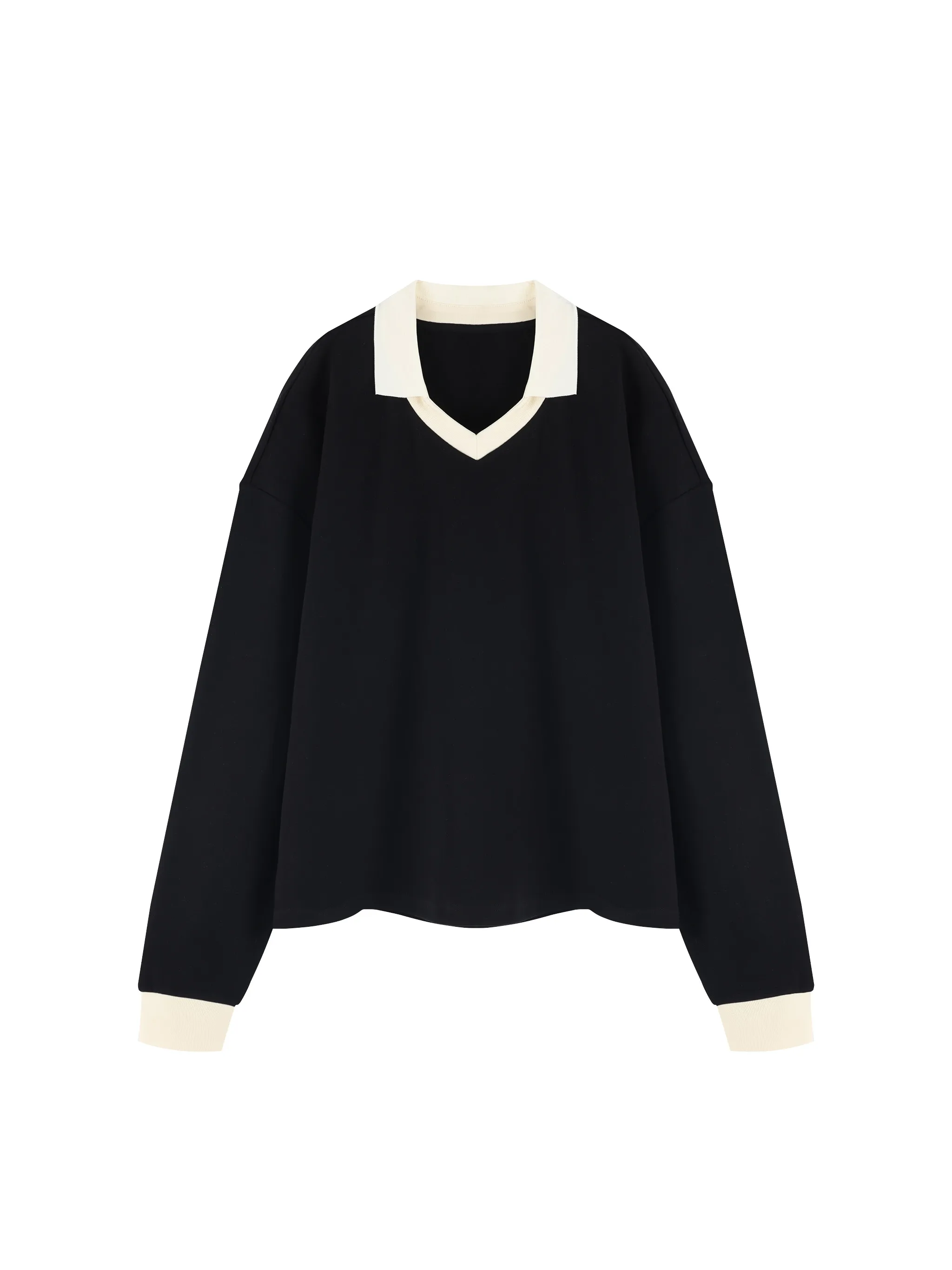 Unisex Color Block Long Sleeve Sweatshirt