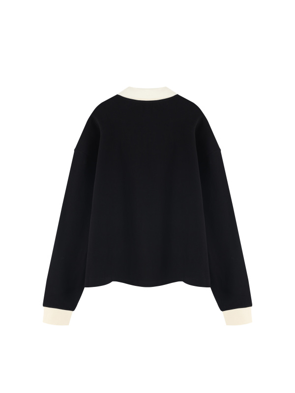 Unisex Color Block Long Sleeve Sweatshirt