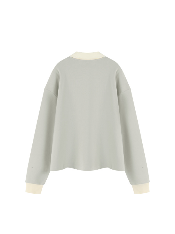 Unisex Color Block Long Sleeve Sweatshirt