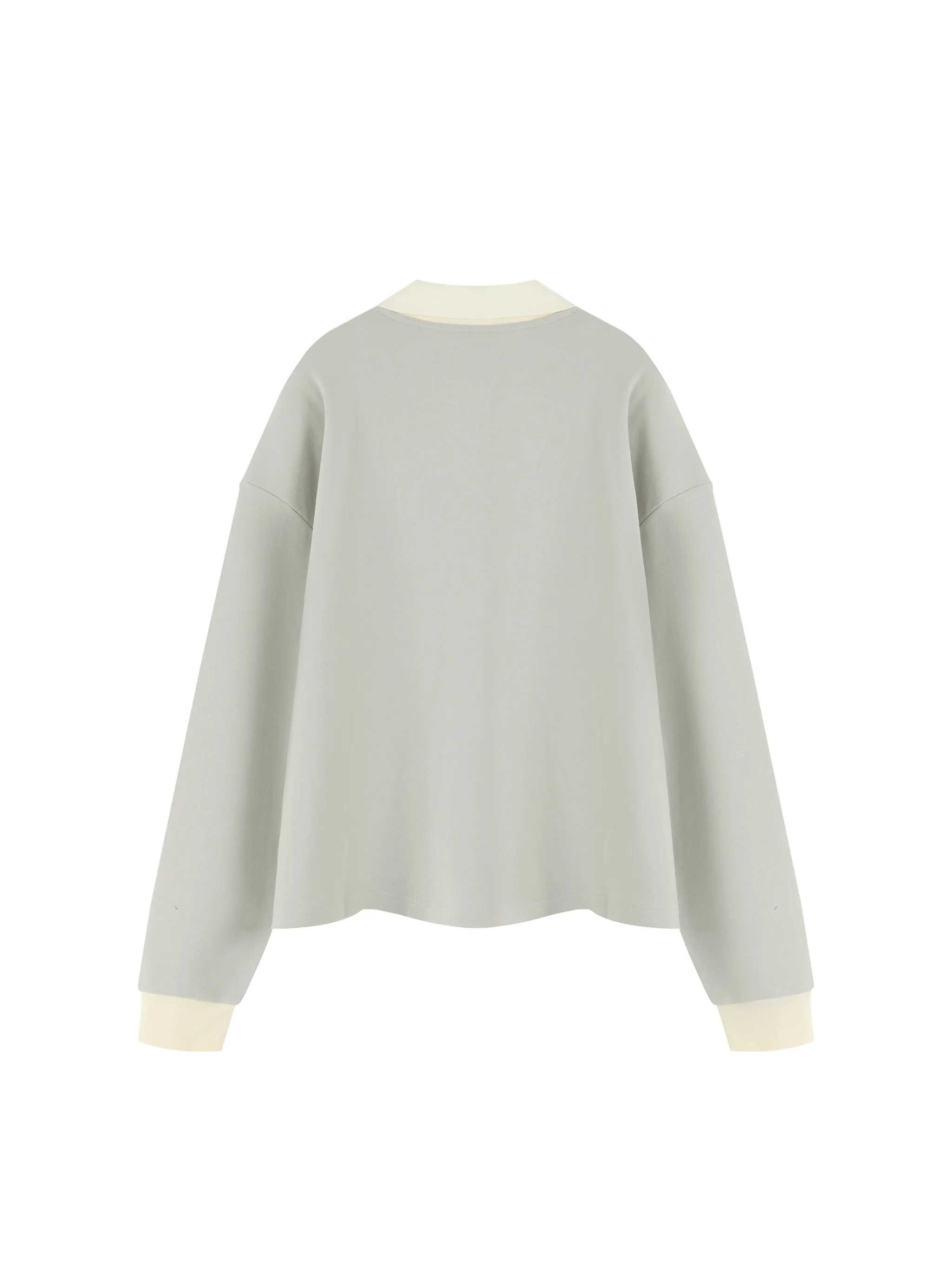 Unisex Color Block Long Sleeve Sweatshirt