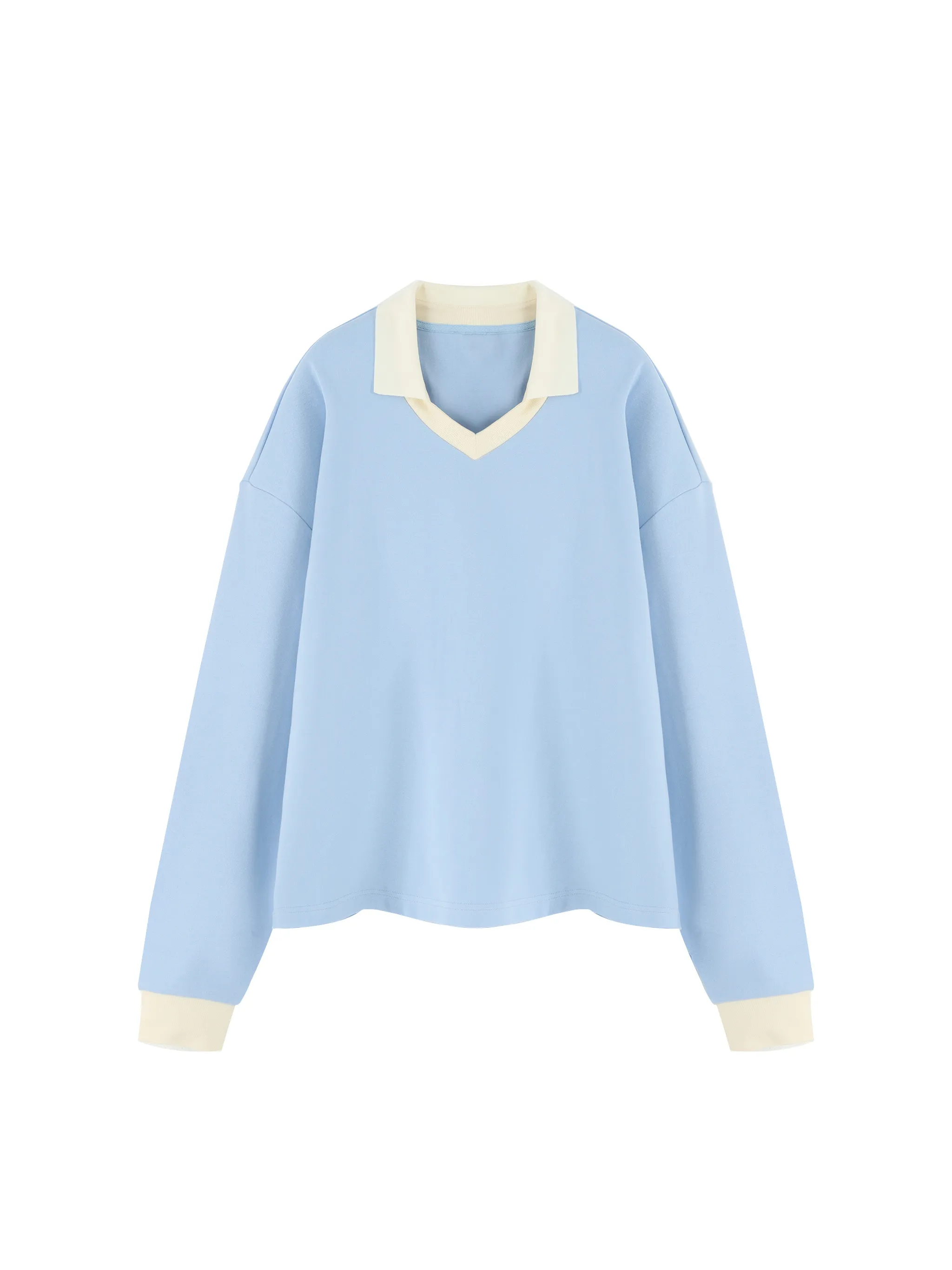 Unisex Color Block Long Sleeve Sweatshirt