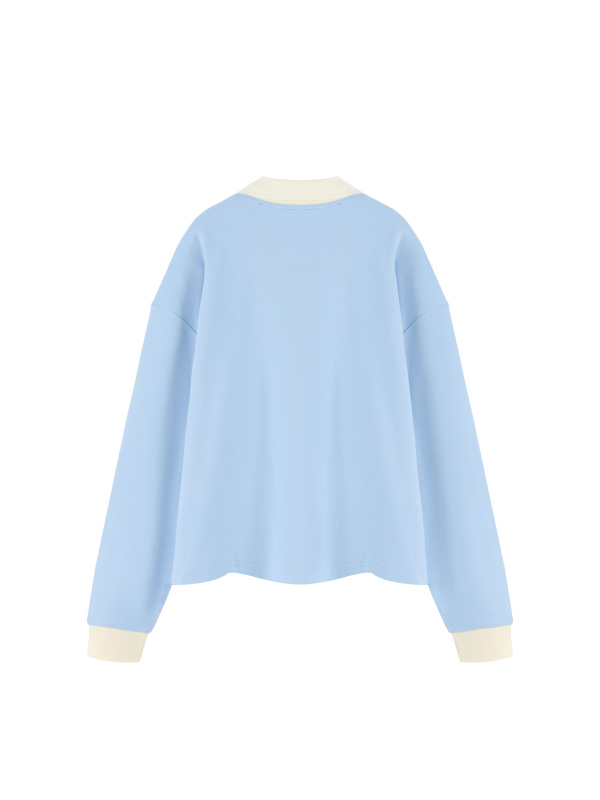 Unisex Color Block Long Sleeve Sweatshirt