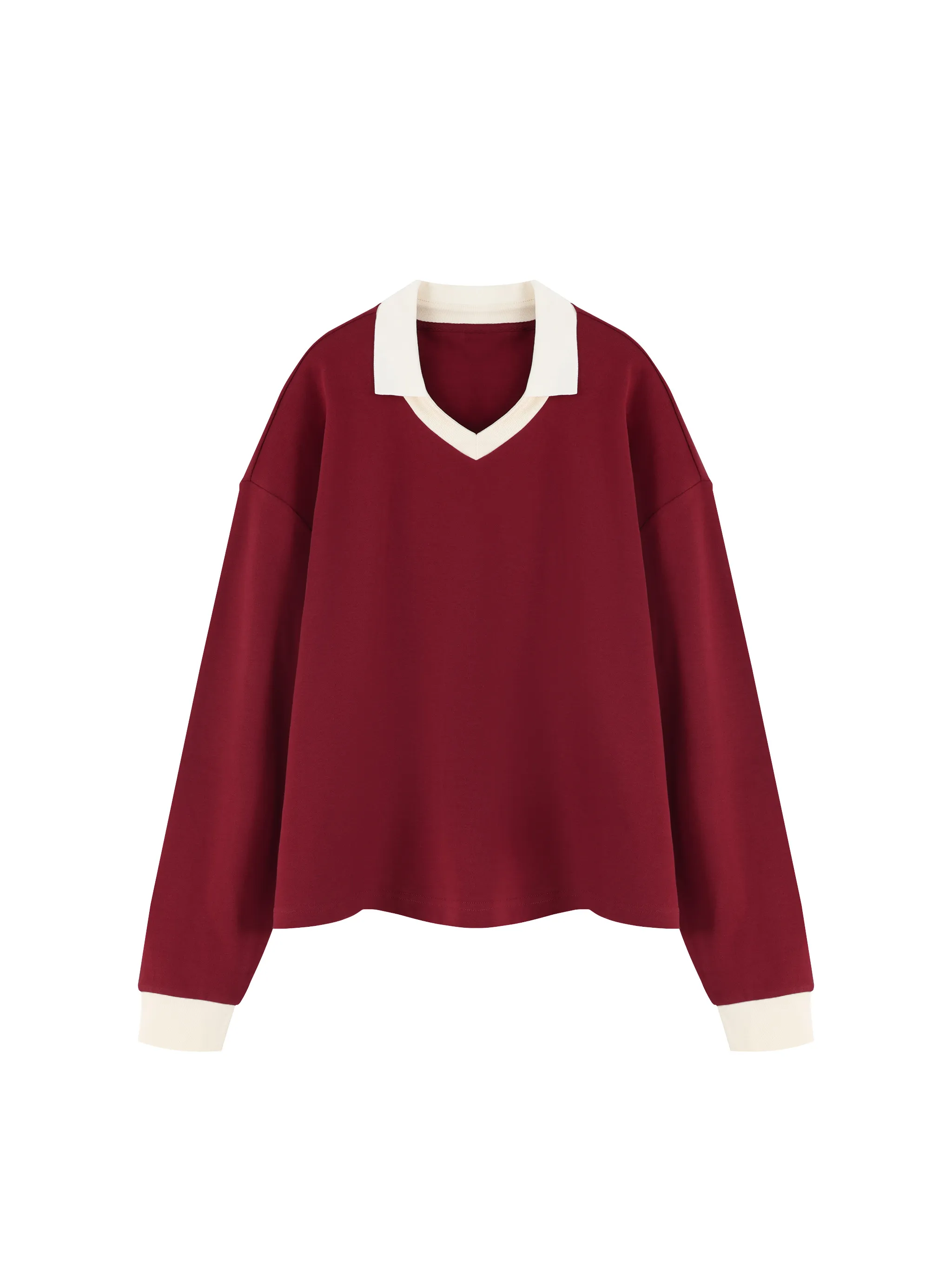 Unisex Color Block Long Sleeve Sweatshirt