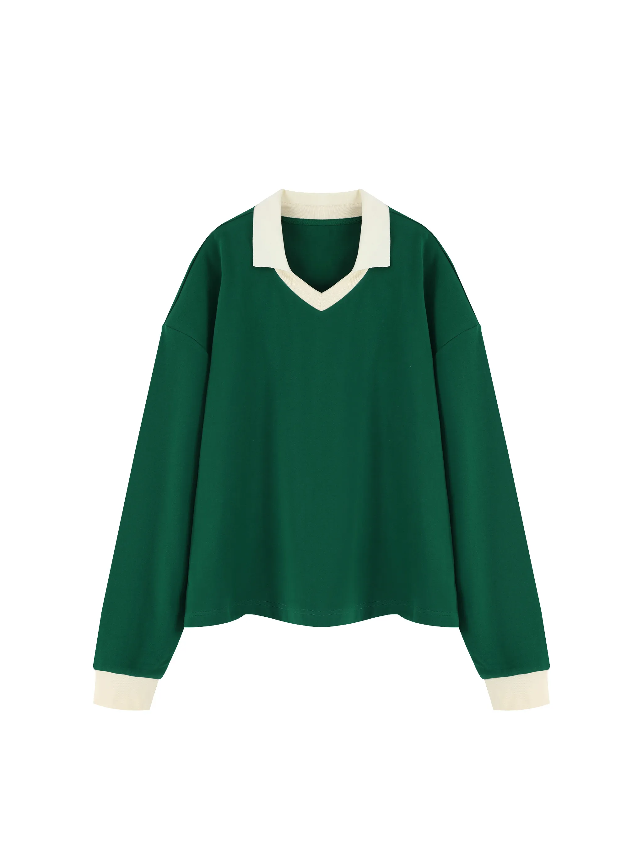 Unisex Color Block Long Sleeve Sweatshirt