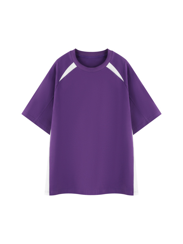 Unisex Contrast Panel Raglan T-Shirt