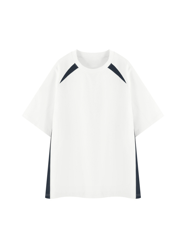 Unisex Contrast Panel Raglan T-Shirt