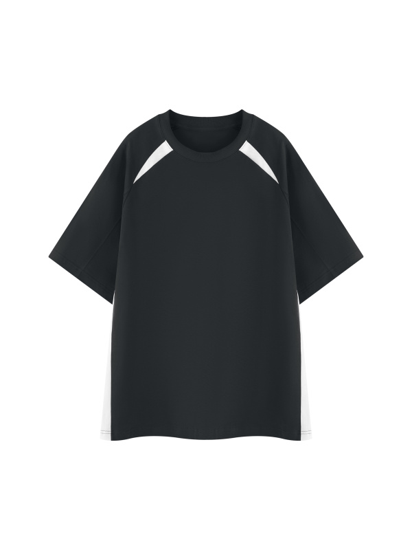 Unisex Contrast Panel Raglan T-Shirt