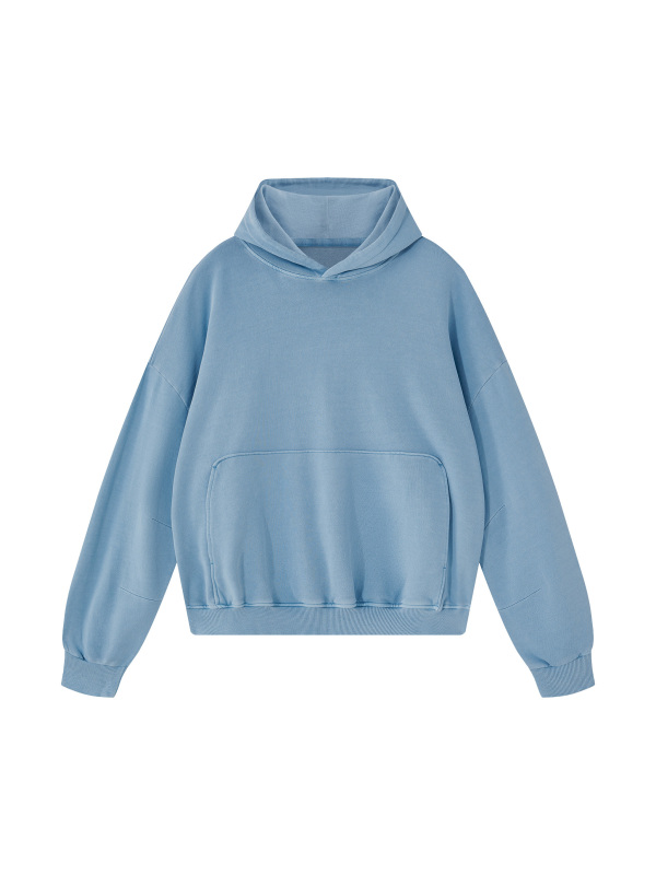 Unisex Boxy Vintage Washed Hoodie