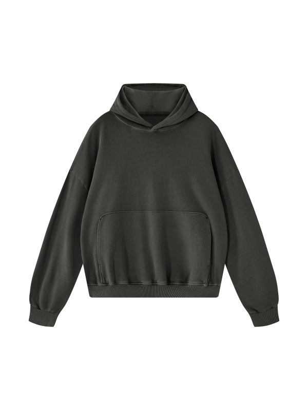 Unisex Boxy Vintage Washed Hoodie