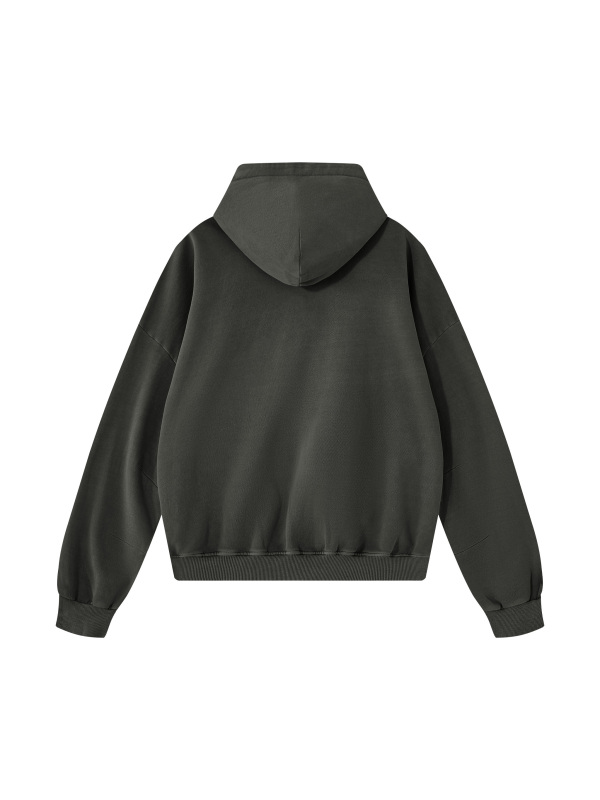 Unisex Boxy Vintage Washed Hoodie