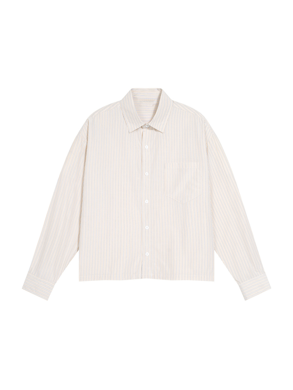 Unisex Boxy Striped Shirt