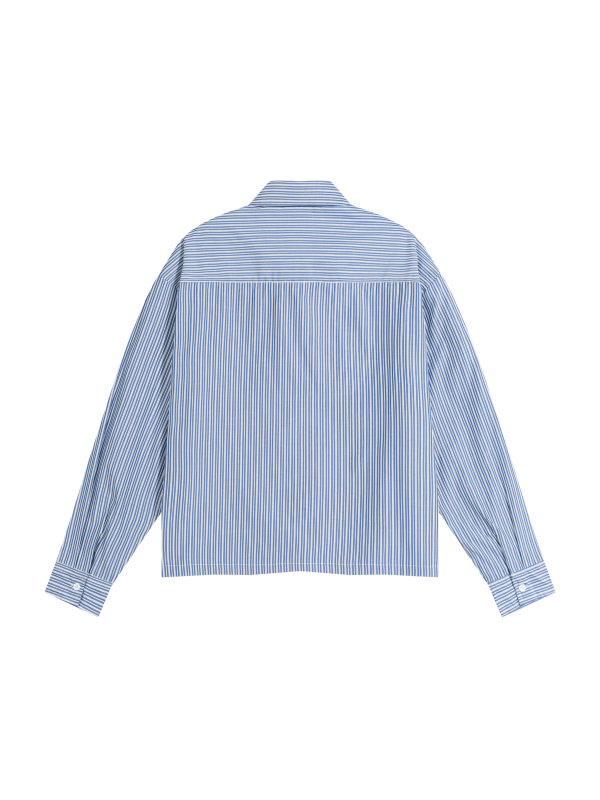 Unisex Boxy Striped Shirt