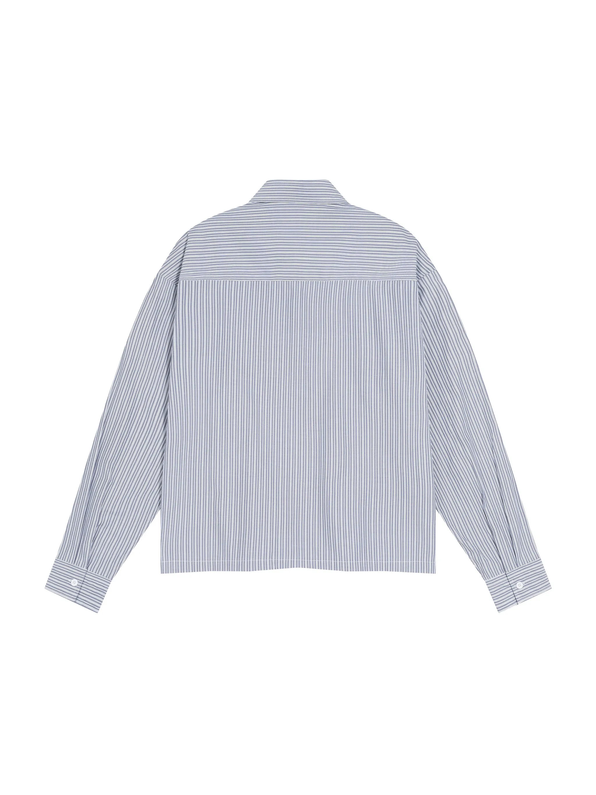 Unisex Boxy Striped Shirt