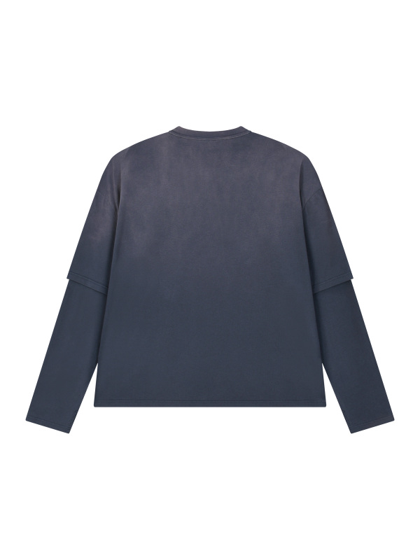 Unisex Vintage Wash Layered T-Shirt