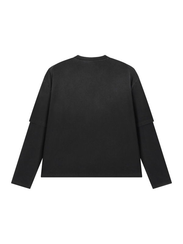 Unisex Vintage Wash Layered T-Shirt