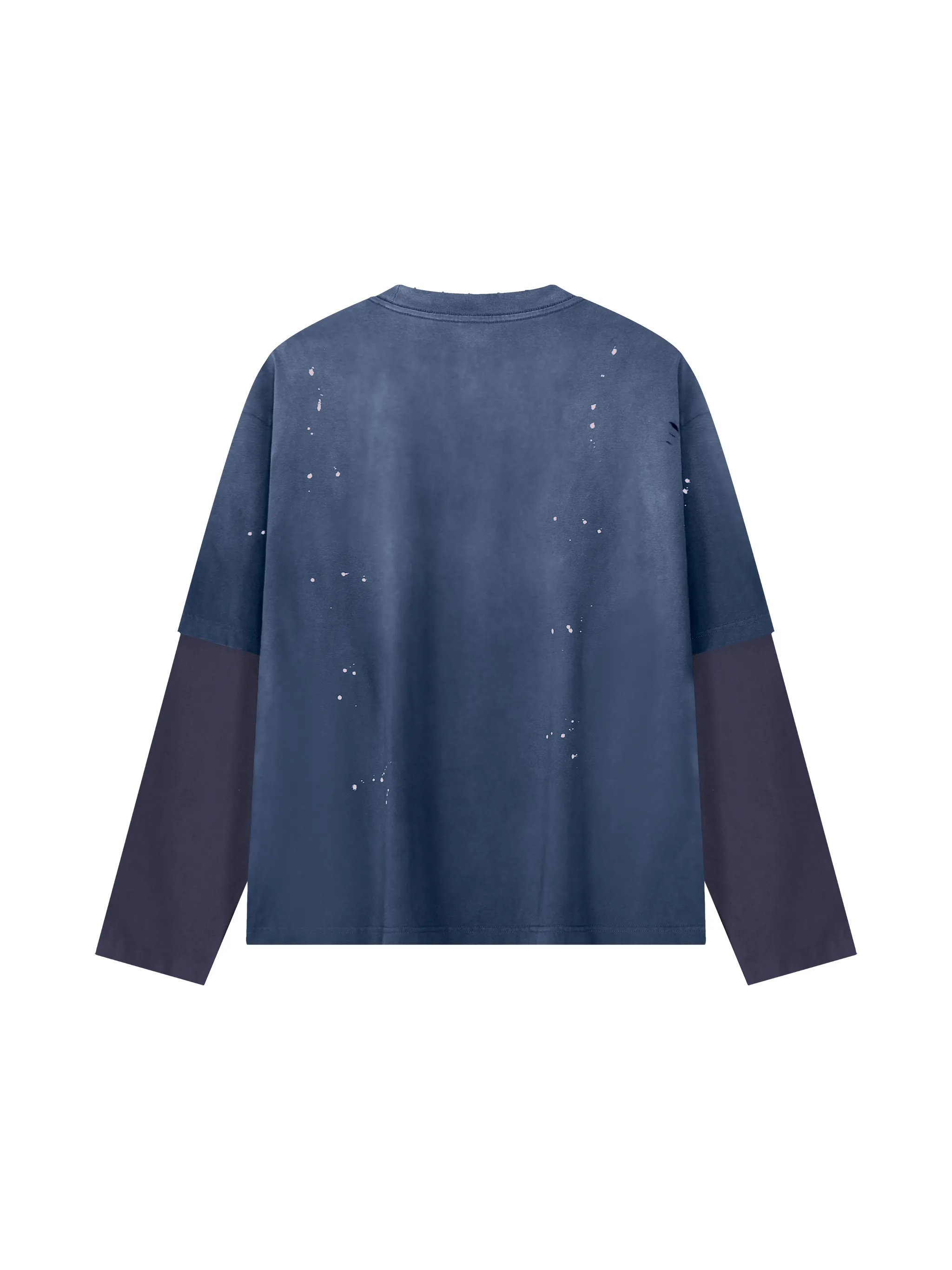 Unisex Vintage Wash Distressed Layer T-Shirt