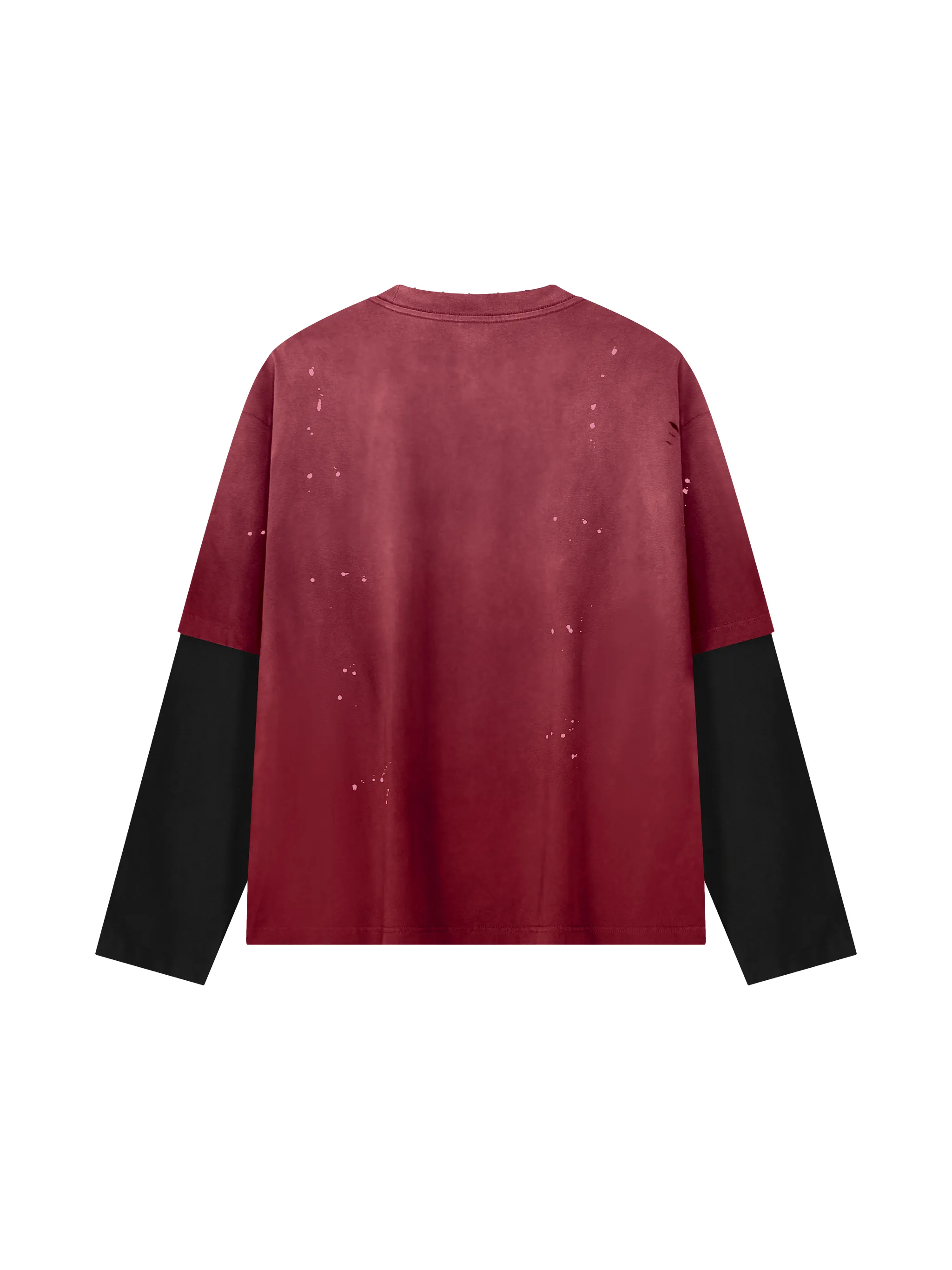 Unisex Vintage Wash Distressed Layer T-Shirt