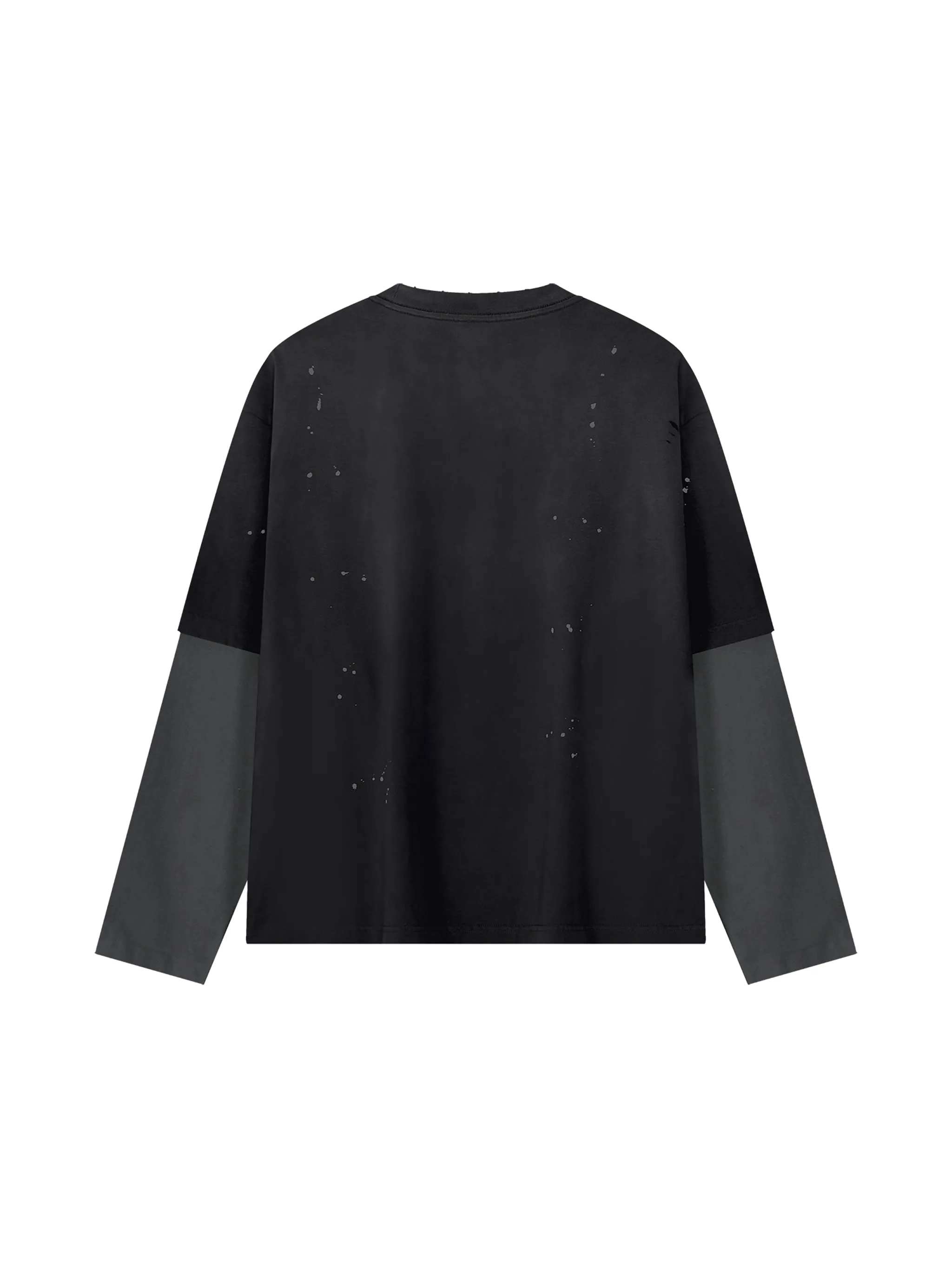 Unisex Vintage Wash Distressed Layer T-Shirt