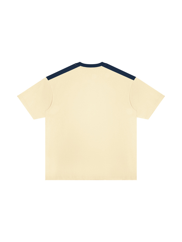Unisex Color Block Loose T-Shirt
