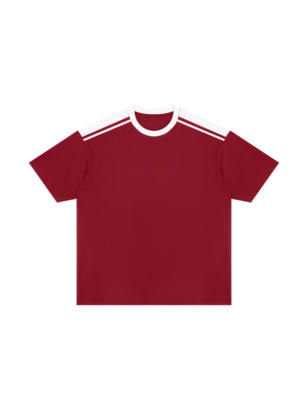Unisex Color Block Loose T-Shirt
