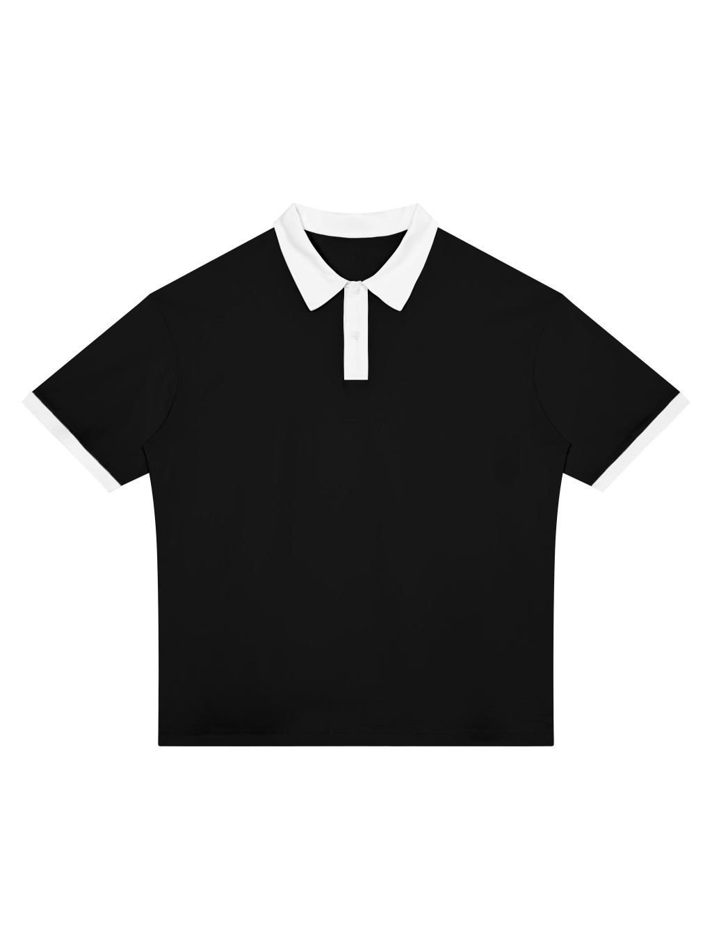 Unisex Color Block Polo Shirt