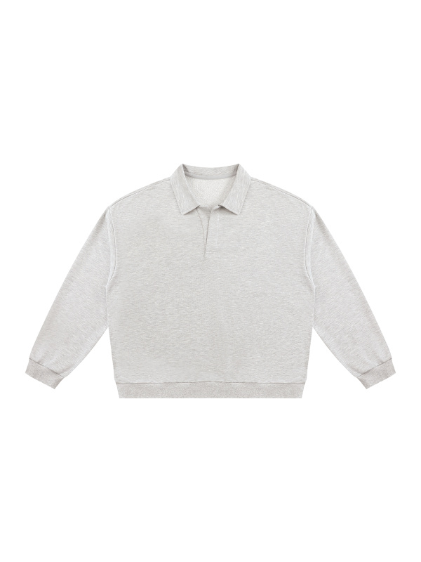 Unisex Oversized Collared Sweatshirt