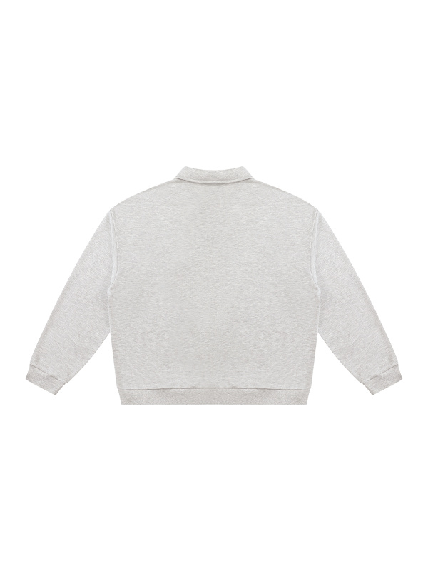 Unisex Oversized Collared Sweatshirt
