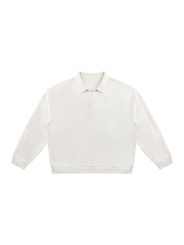 Unisex Oversized Collared Sweatshirt