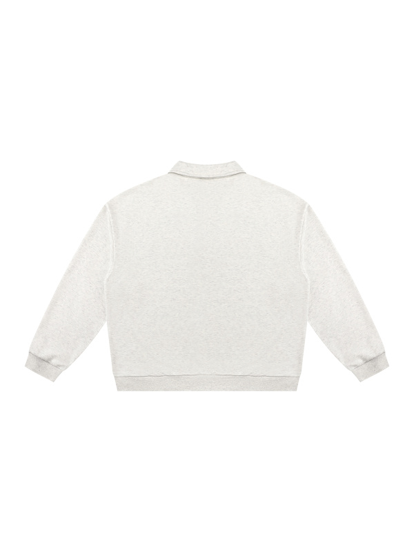 Unisex Oversized Collared Sweatshirt