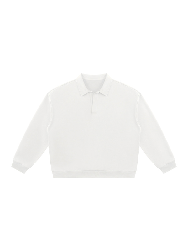 Unisex Oversized Collared Sweatshirt