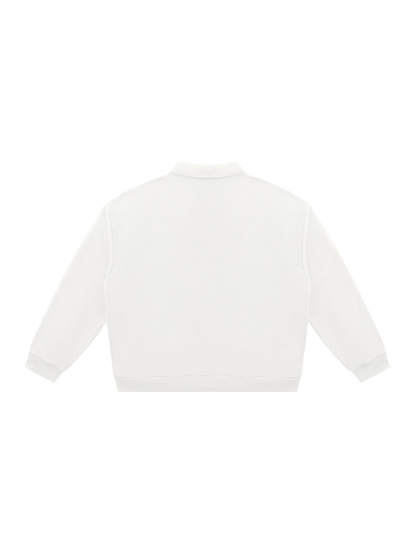 Unisex Oversized Collared Sweatshirt
