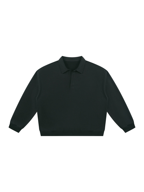 Unisex Oversized Collared Sweatshirt