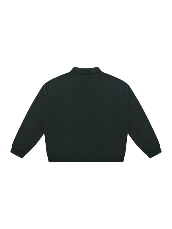 Unisex Oversized Collared Sweatshirt