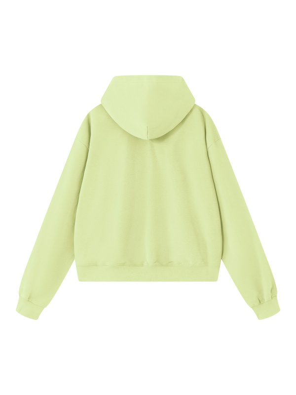 Unisex Boxy Raw Edge Hoodie